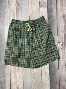 BNWT Moto Jeanswear 100% Cotton Gingham Elasticated Shorts Mens Uk Large D1 - Picture 1 of 13