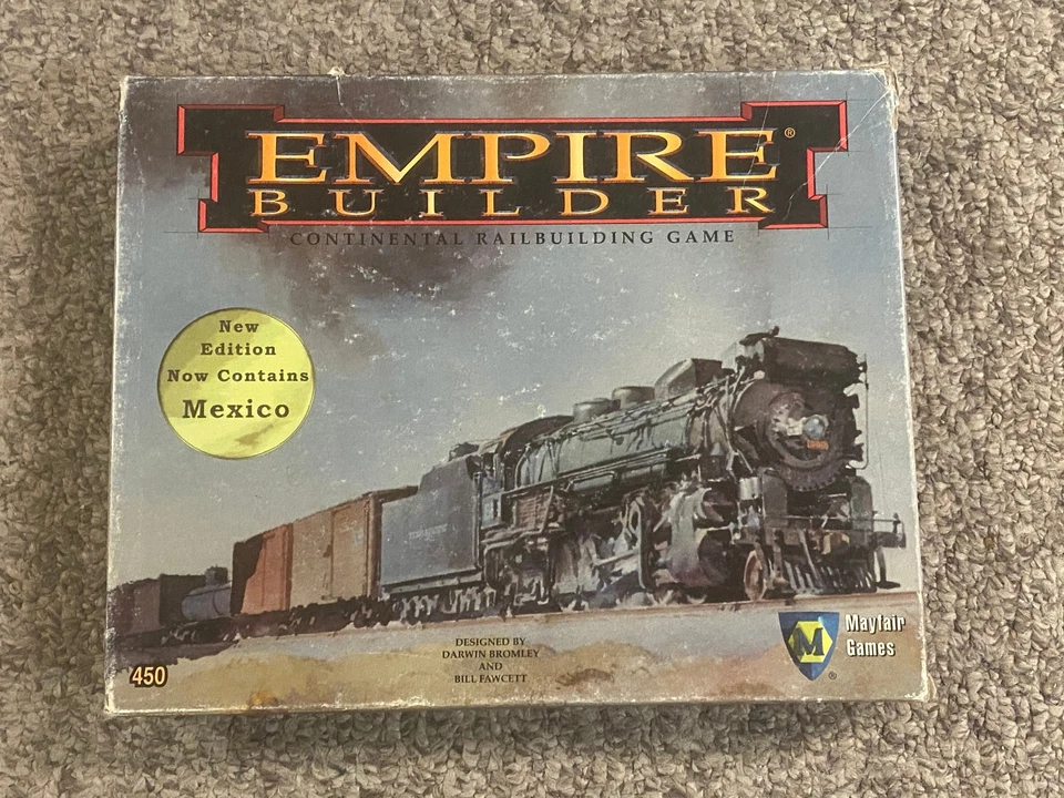 Empire Builder con México - Mayfair Games 1999 - ¡Sin reglas ni crayones! Caja usada Foto 1 de 3