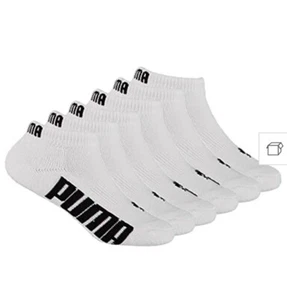 Puma Boys Low Cut Cushioned 6 Pack Cotton sock 5 -6.5 defects please read - Picture 1 of 2