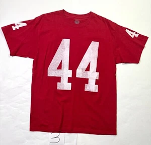 Bubba Gump Shrimp Company T-Shirt Uomo M Grafica Rossa #44 Forrest Gump Girocollo - Foto 1 di 5