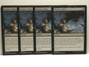 Memory Theft X4 4X Playset 096/269 Fresh Sorcery Throne of Eldraine MTG New - Picture 1 of 2