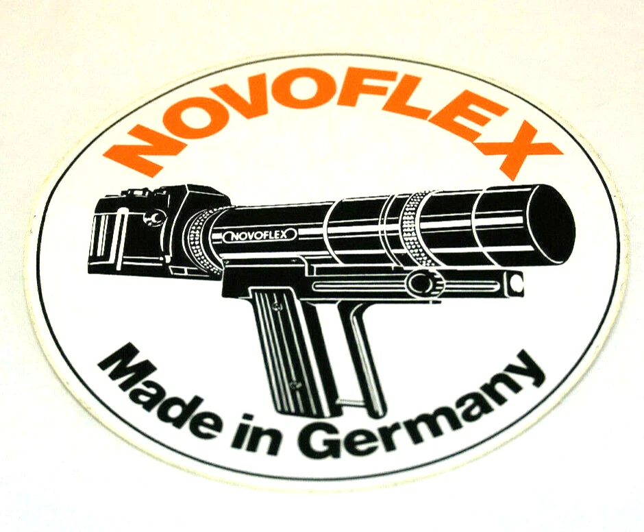 NOVOFLEX CAMERA MADE IN GERMANY STICKER - Image 1 of 1