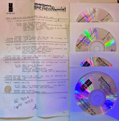 7/26/03 DICK CLARK'S RR&R: DOORS & LINDA RONSTADT w/ FEATURES & RARE INTERVIEWS - Image 1 of 4