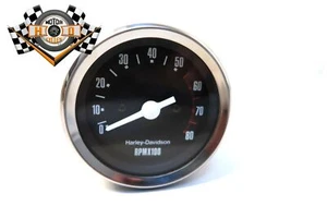 Harley Drehzahlmesser NOS RPM Tachometer AMF Sportster XL 1000 Ironhead Dyna FXE - Picture 1 of 3