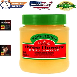 Tres Flores Brilliantine Pomade 3.25 oz - Firm Hold, Natural Shine, All Hair ... - Picture 1 of 8