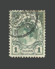 Netherlands Stamps 1899 -1905 Queen Wilhelmina - 1Gld Stamp - F/G - Used