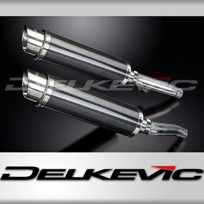 Triumph Trident 750 1994-1998 Kit Silenciador Escape Carbono Redondo 14" Foto 1 de 4