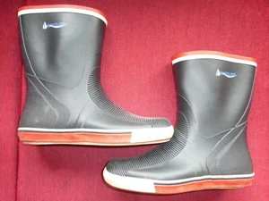 Segelstiefel - Marke Navyline - Größe 42 - Gummistiefel - schwarz - Bild 1 von 5