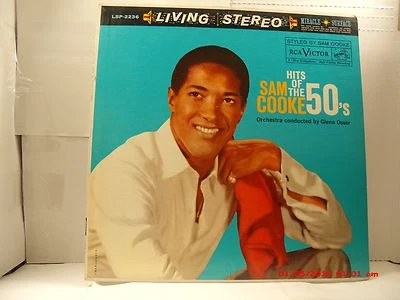 SAM COOKE -(LP)- HITS OF THE 50'S -  "MONA LISA",  "CRY"  RCA LIVING STEREO-1960 - Image 1 of 4