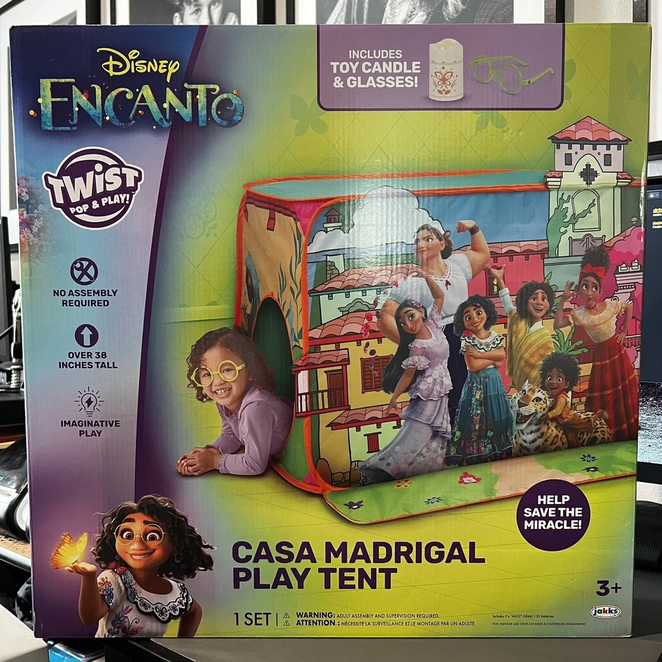 Disney Encanto Casa Madrigal Play Tent -  Twist Pop & Play - Hours Of Fun - NEW - Image 1 of 2
