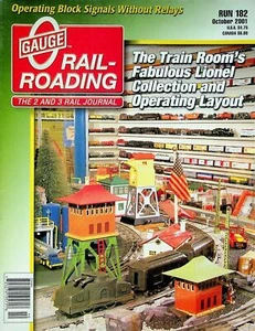O Gauge Railroading Magazine Run 182 October 2001 Operating Block Signals - Picture 1 of 2