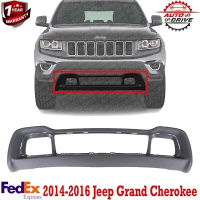 NEW Front Bumper Lower Grille Frame Textured For 2014-2016 Jeep Grand Cherokee Foto 1 de 4
