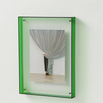 Marco de fotos acrílico transparente impermeable soporte para tarjetas de visita marco de exhibición Foto 1 de 4