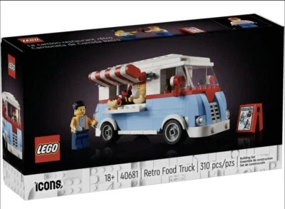 Lego 40681 Food Truck Retrô GWP Novo Conjunto Exclusivo - Imagem 1 de 2