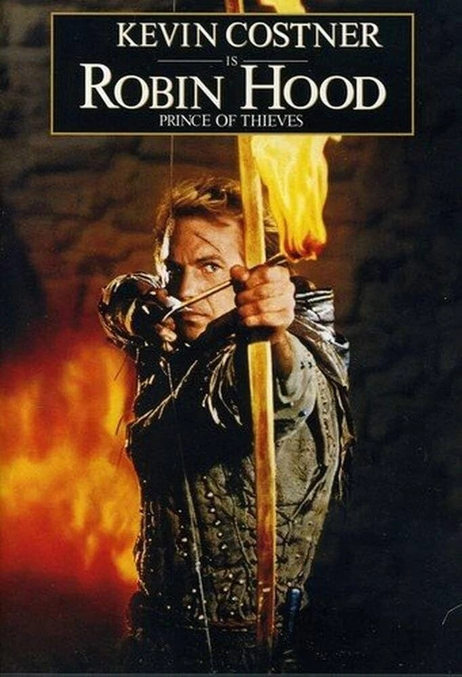 Robin Hood: Prince of Thieves (DVD, 1991) Kevin Costner,  Morgan Freeman - Image 1 of 1