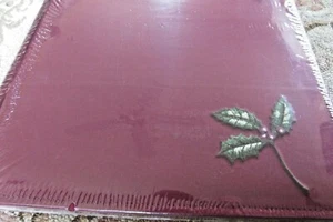 Creative Memories 12x12 Holiday Album Holly Leaf Cranberry NEW w/15 Pages! - Bild 1 von 3