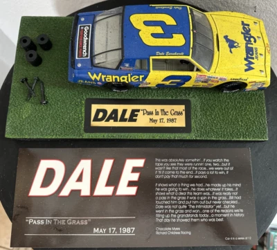 DALE THE MOVIE #3 WRANGLER-PASS IN THE GRASS-1987 MONTE CARLO #4 in series of 12 - Image 1 of 4