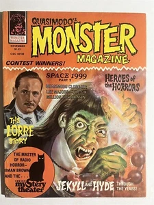 QUASIMODO'S MONSTER MAGAZINE #5 1975 MAYFAIR PRODUCTIONS UNIVERSAL HORROR - Picture 1 of 2