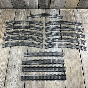 Tyco HO Scale Model Train Track Lot 11 Curve 4 Straight Vintage Austria - Picture 1 of 7