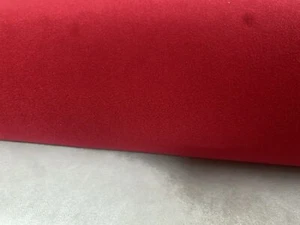 RED ITR SUEDE FABRIC Old Stock Limited For RECARO SR3 DC2 SR4 DC5 (160x90 cm) - Picture 1 of 4