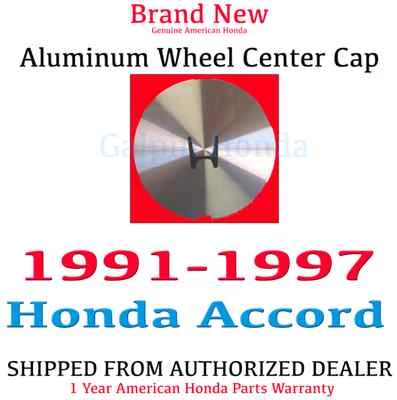 1991-1997 Honda Accord 5-DOOR EX Genuine OEM Alloy Wheel Center Cap   - Image 1 of 3
