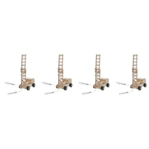 4 Sets Modell Feuerwehrauto DIY-Projekte-Kit Für Kinder Kleinkind - Bild 1 von 12