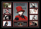 Marilyn Manson A4 signierter limitierter Auflage Druck 301623