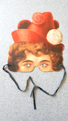 Cardboard Mask - Spielzeug Museum Nornberg  by  H & P of England Circa 1970 - Image 1 of 2