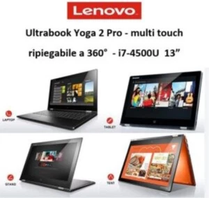 Lenovo Ultrabook Yoga 2 Pro 13.3’’ Intel i7 Touch Ram 8Gb M.2 500Gb Windows 10 - Imagen 1 de 6