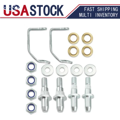 For GMC Sierra 1500 99-06 Door Hinge Pin And Bushing Kit Front Driver& Passenger - Image 1 of 4