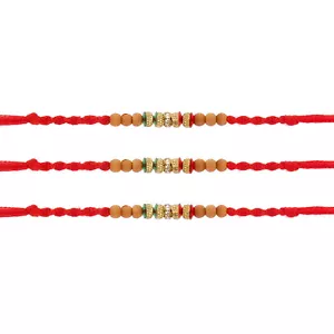 3 x Rakhi Thread Bracelet Raksha Bandhan Hindu Festival Rakhadi Wrist Band Dora - Picture 1 of 2