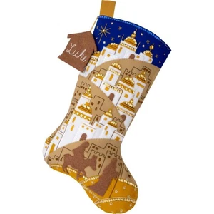 Bucilla Felt Applique Christmas Stocking Kit SACRED NIGHT 18 in - Picture 1 of 4