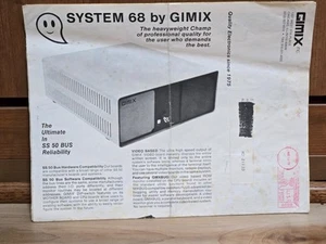 GIMIX System 68 Ad brouchure - SS50 based computer from 1979 - Bild 1 von 4