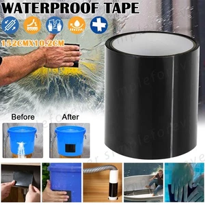 Waterproof Sealing Tape X-Strong Rubberized Sealant Leakage 10cm ×150cm OZ - Picture 1 of 12