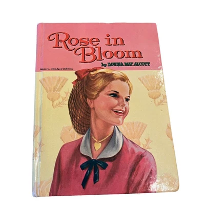 1955 Rose In Bloom HC Book Louisa May Alcott Whitman Publish Abridged Ed Foto 1 de 4