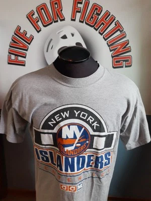 NEW YORK ISLANDERS 1990's VINTAGE CCM T-SHIRT NHL - Image 1 of 4