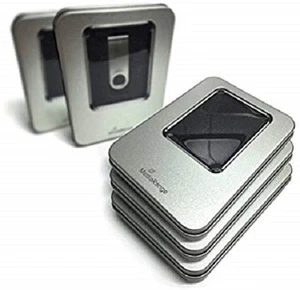 MediaRange BOX901 Aluminium storage box silver for USB memory sticks - Photo 1/1