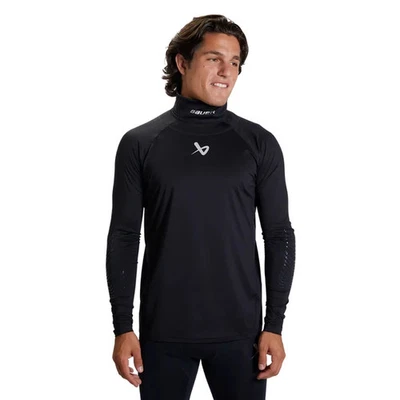 Bauer Neckprotect Long Sleeve Baselayer Top - Adult Body Size M, Neck Size XL - Image 1 of 4