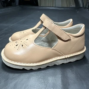 L’amour Girl Shoes Rose Pink T Strap Cutout Leather Mary Jane Kid Size 1 - BP - Picture 1 of 12