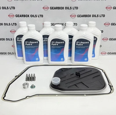 GENUINE ZF AUDI A6 / A7 8HP55 0BK AUTOMATIC GEARBOX FILTER GASKET OIL 7L KIT - Image 1 of 4