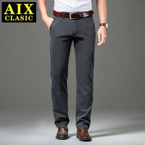 Men's Business Casual Dress Pants - Slim Fit Stretch Office Trousers Classic - Picture 1 of 22