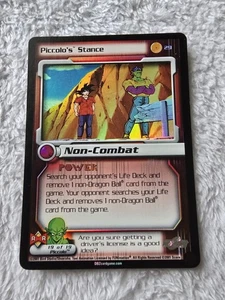 DBZ Dragon Ball Z FOIL Piccolo's Stance 29 CCG Ilimitado Android Saga MP - Imagen 1 de 5
