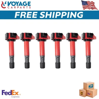 New Performance Ignition Coil Set Fits 2013-2023 Acura Honda - Image 1 of 4