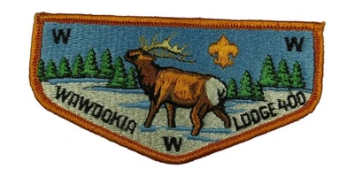 Wawookia Lodge 400 Lewis-Clark Council ID S2 Flap ORG Bdr (PK792) - Image 1 of 2