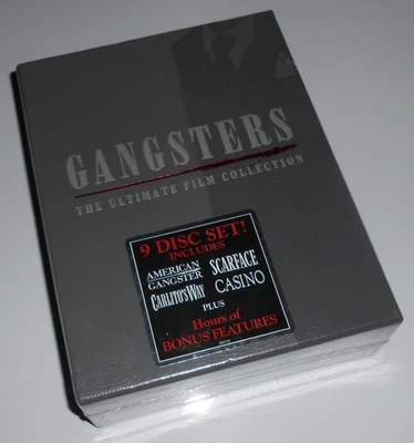 GANGSTERS THE ULTIMATE FILM COLLECTION DVD 9 DISC BOX SET 2008 - NEW SEALED - Image 1 of 4