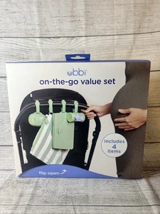 Coffret cadeau couches Ubbi, comprend tapis à langer, distributeur de lingettes, porte tétine - Photo 1/3