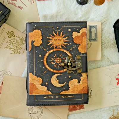 Handmade Genuine Leather Journal A5 Refillable Notebook - Vintage Brown Travel - Image 1 of 4