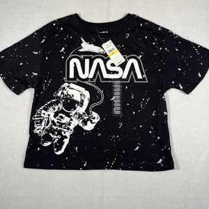 Love Tribe Juniors Girls Nasa T Shirt Medium Black New - Picture 1 of 4