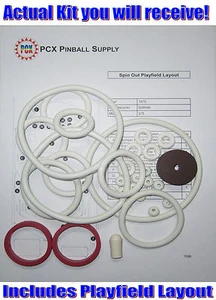 Kit de anillo de goma máquina de pinball Gottlieb 1975 giratoria - Imagen 1 de 2