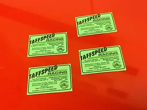 TAFFSPEED RACING 4 No ORIGINAL NOS GREEN AND BLACK BUSINESS CARDS FROM THE 1980s - Picture 1 of 5